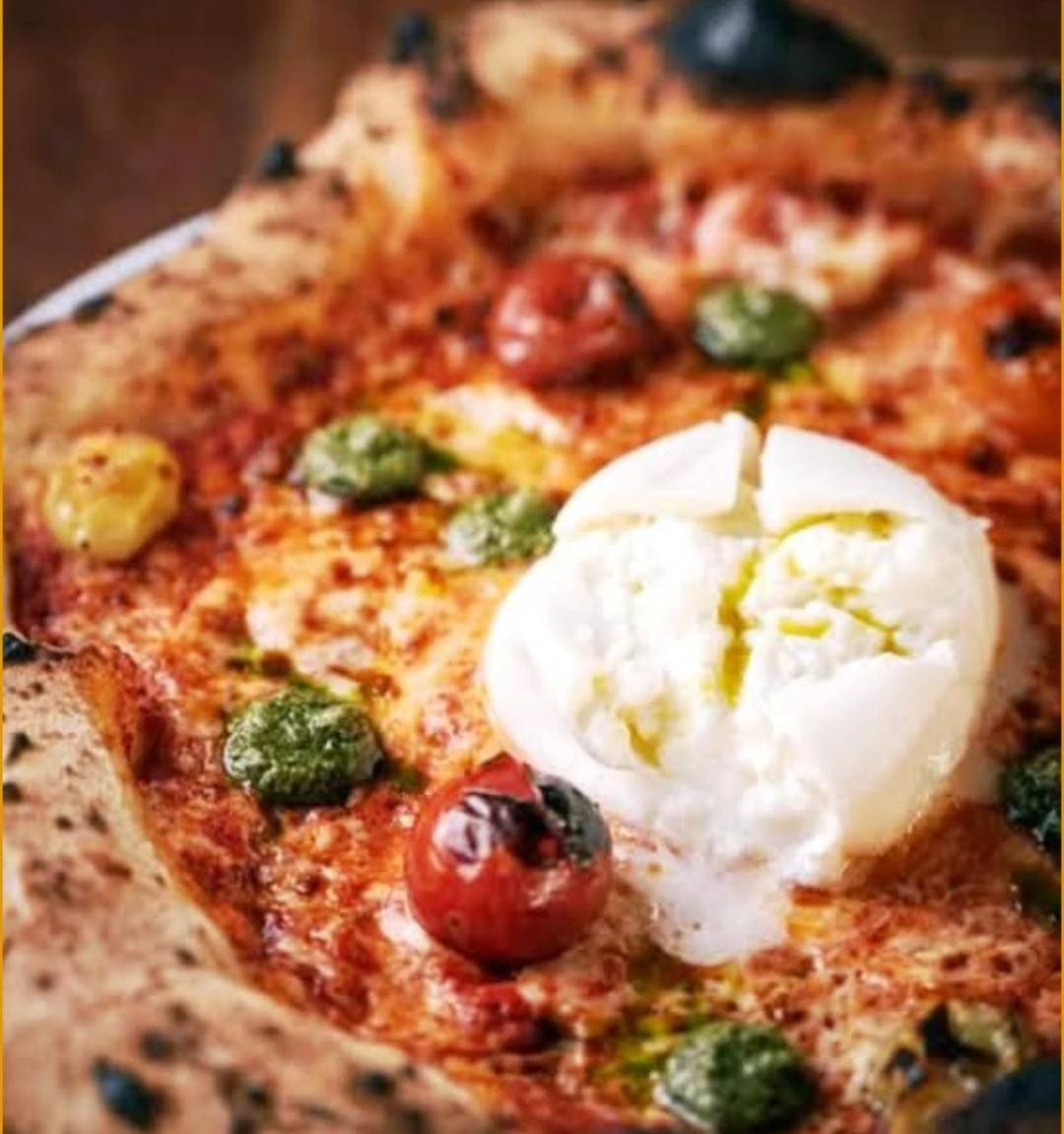 Pizza Prosciutto com Burrata